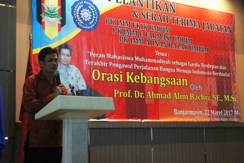 Orasi Kebangsaan Oleh Prof. Dr. Ahmad Alim Bachri, SE, M.Si